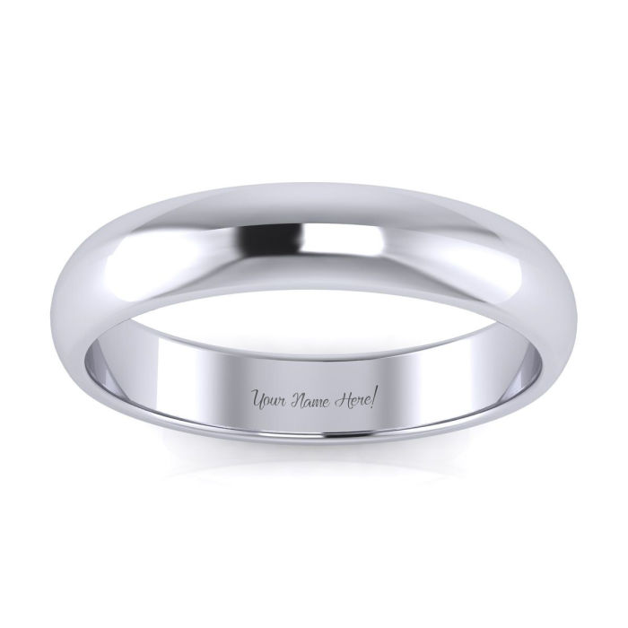Silver wedding 2025 bands for him